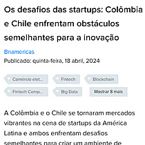 Os desafios das startups: Colmbia e Chile enfrentam obstculos semelhantes para a inovao